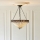 Endon 111871 - Ripplühter kettaga Tiffany FARGO, 3x E27/10W/230V, läbimõõt 50 cm