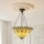 Endon 111881 - Ketiga rippuv lühter Tiffany JAMELIA, 3xE27/10W/230V, Ø 50 cm