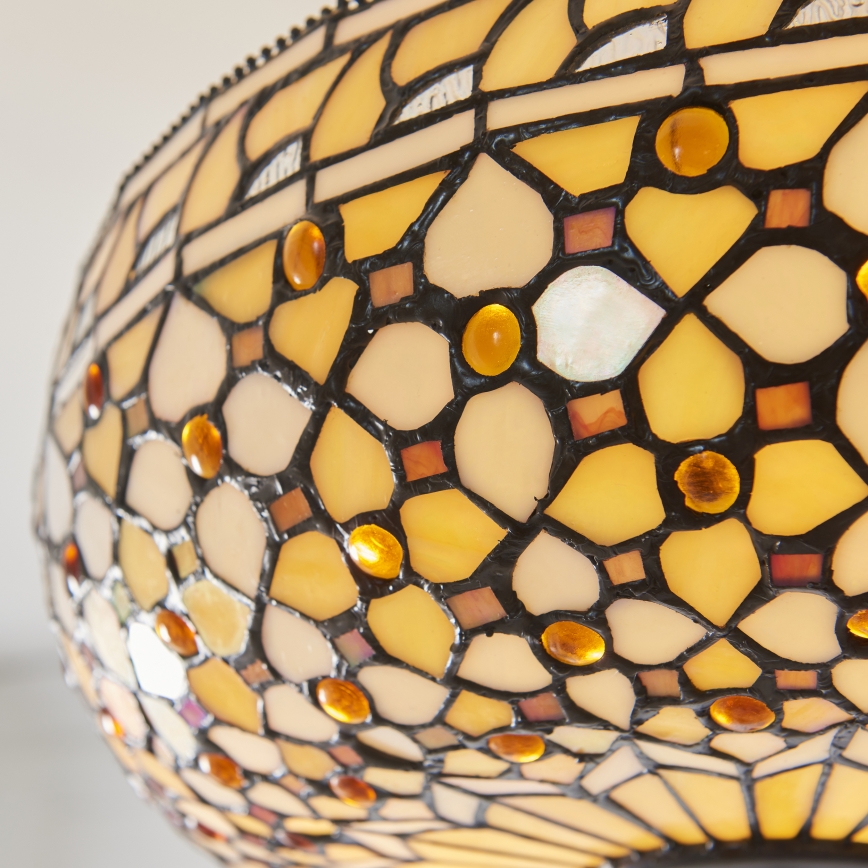 Endon 111882 - Ripplühter ketiga Tiffany MILLE FEUX 3xE27/10W/230V, läbimõõt 45 cm