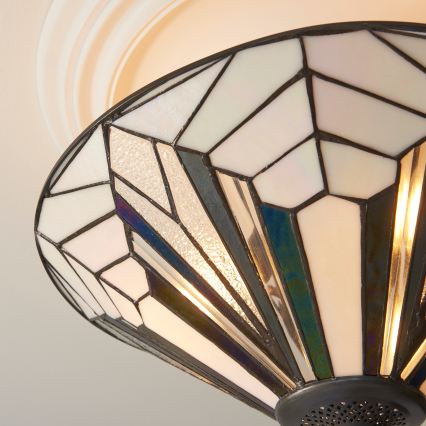 Endon 111895 - Pinnapealne lühter Tiffany ASTORIA 3x E27/10W/230V, läbimõõt 48 cm
