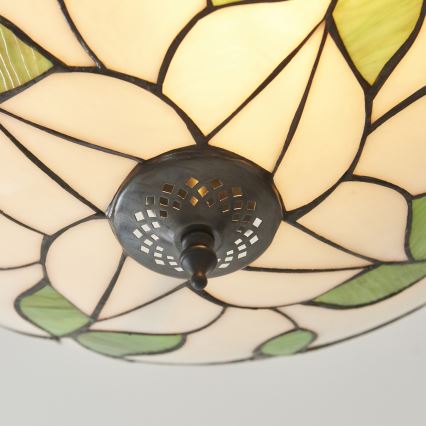 Endon 111896 - Pinnapealne lühter Tiffany BOTANICA 3xE27/10W/230V, läbimõõt 45 cm