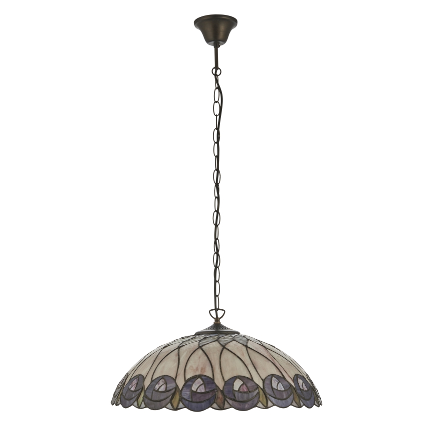 Endon 111985 - Tiffany HUTCHINSON ketiga lühter 3xE27/10W/230V, läbimõõt 50 cm