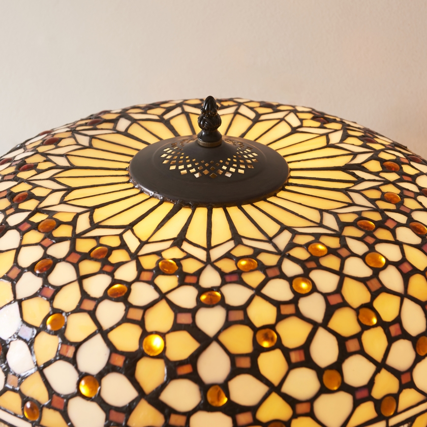 Endon 112178 - Laualamp Tiffany MILLE FEUX 2xE14/40W/230V, läbimõõt 45 cm