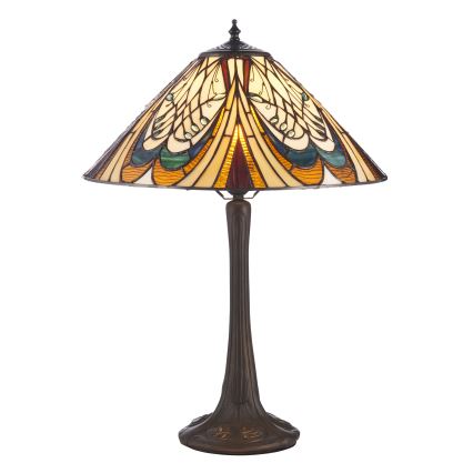 Endon 112185 - Tiffany HECTOR laualamp 1xE27/10W/230V, läbimõõt 40 cm
