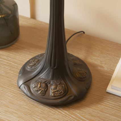 Endon 112185 - Tiffany HECTOR laualamp 1xE27/10W/230V, läbimõõt 40 cm