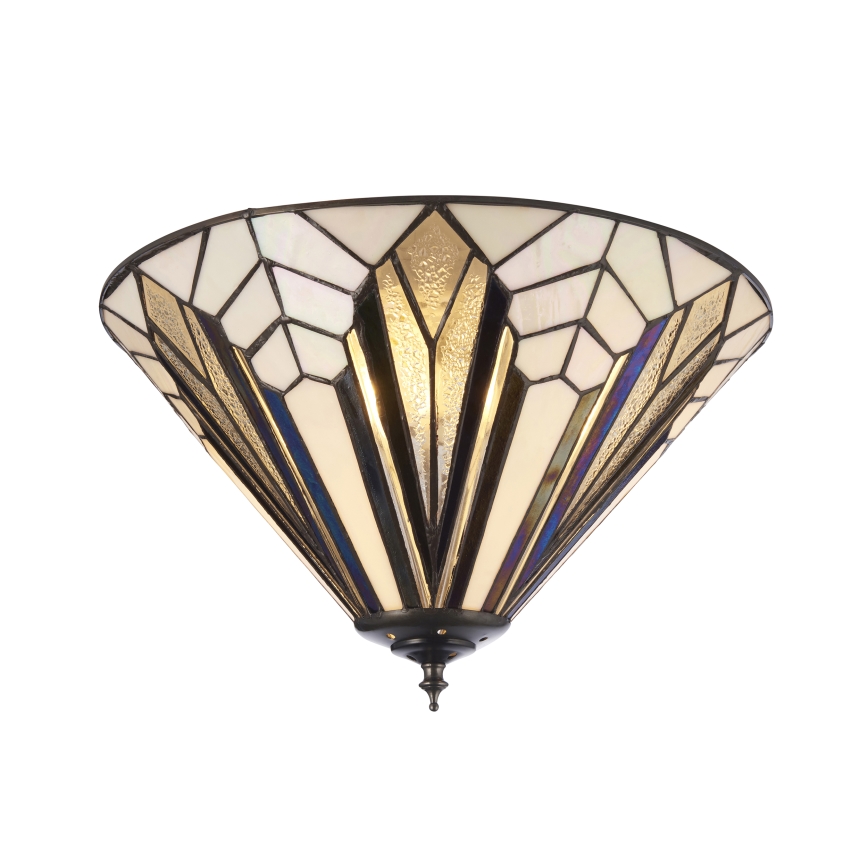 Endon 112191 - Laevalgusti Tiffany ASTORIA 2xE27/60W/230V läbimõõt 40 cm