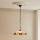 Endon 112197 - ketiga riputatav elegantne Tiffany-stiilis kroonlühter INGRAM 1xE27/60W/230V, läbimõõt 45 cm