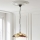 Endon 112246 - Tiffany BOTANICA ketiga ripp-lühter 1xE27/60W/230V, läbimõõt 45 cm