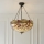 Endon 112251 - Ripplühter ketiga Tiffany DRAGONFLY 3xE27/60W/230V, läbimõõt 50 cm