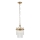Endon 112572 - ketiga ripplühter MARIETTA 1xE27/10W/230V messing/läbipaistev