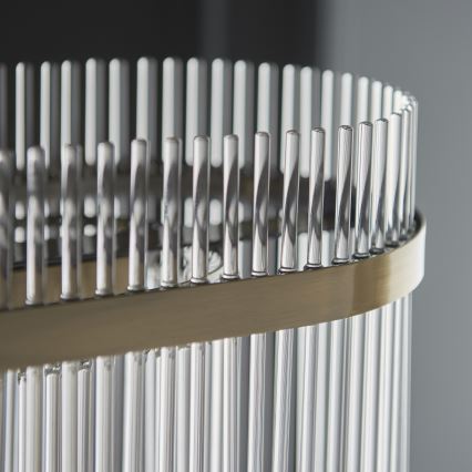 Endon 112573 - Lühter MARIETTA 4xE14/6W/230V messing/läbipaistev