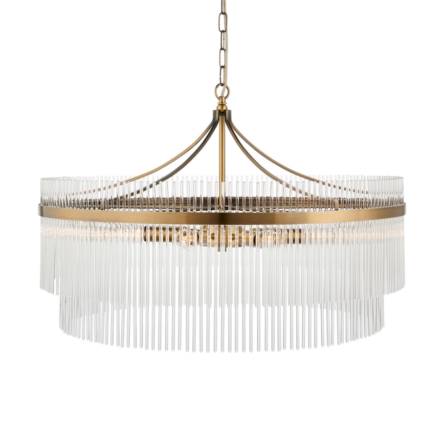 Endon 112574 - Ketiga lühter MARIETTA GRAND 7xE14/7W/230V messing/läbipaistev