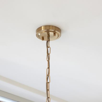 Endon 112859 - HARLOW ketiga rippvalgusti 1xE27/10W/230V messing
