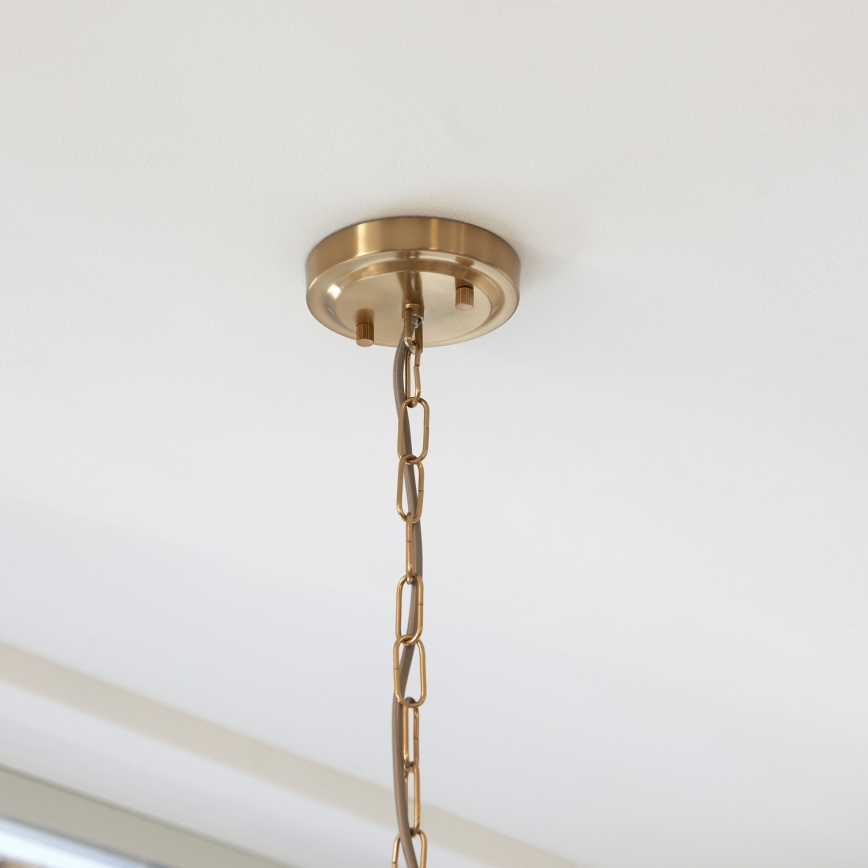 Endon 112859 - HARLOW ketiga rippvalgusti 1xE27/10W/230V messing