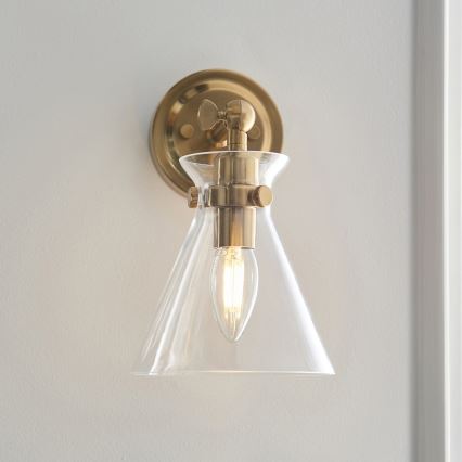 Endon 112861 - Seinapunktvalgusti HARLOW 1xE14/7W/230V kuldne