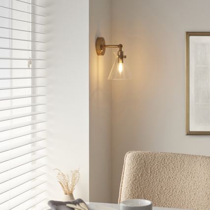 Endon 112861 - Seinapunktvalgusti HARLOW 1xE14/7W/230V kuldne