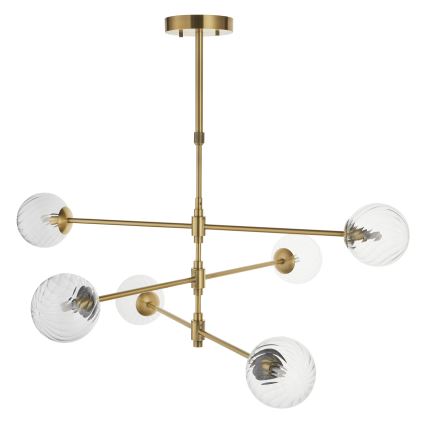 Endon 114039 - Kuldne ripplamp varrega 6xG9/3,2W/230V