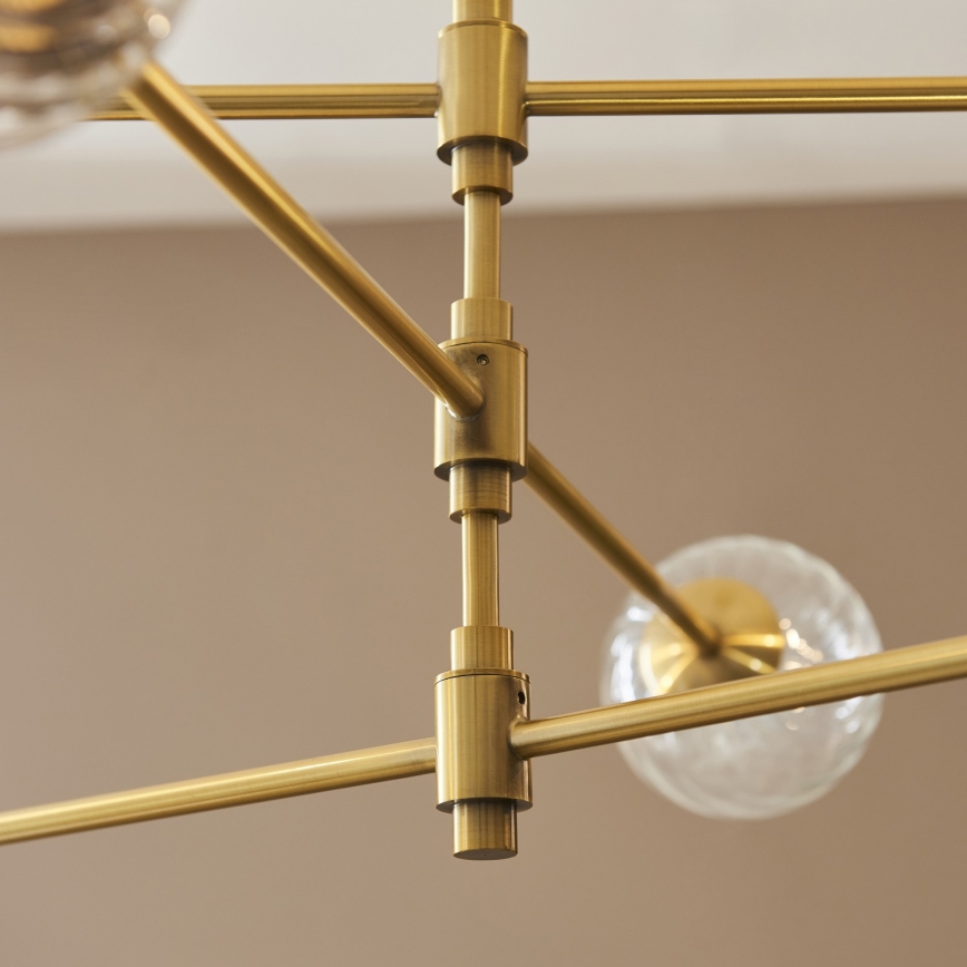 Endon 114039 - Kuldne ripplamp varrega 6xG9/3,2W/230V