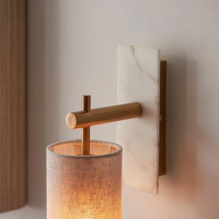 Endon 114201 - Seinalamp 1xE14/7W/230V beež/kuldne