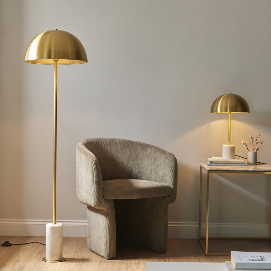Endon 114208 - Põrandalamp BERTOIA 1xE27/10W/230V messing