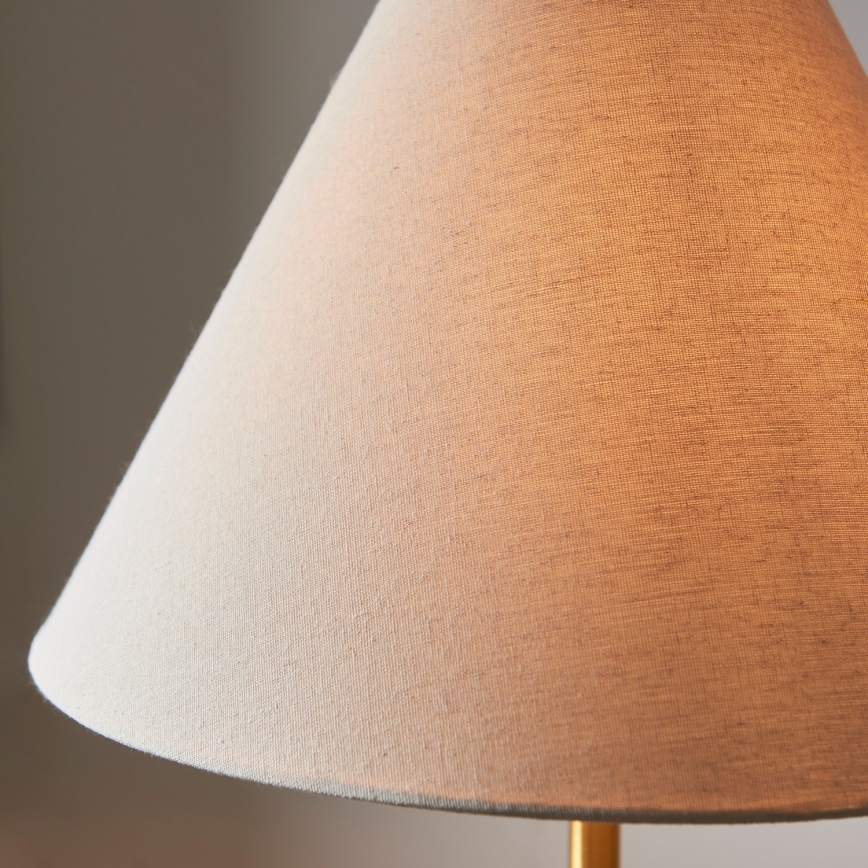 Endon 114209 - Põrandalamp 1xE27/10W/230V beež/kuldne