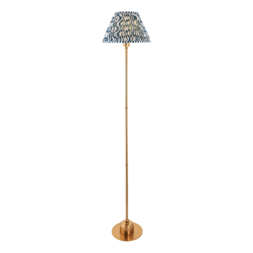 Endon 114778 - LED Hämardatav laetav põrandalamp BURLEY LED/1,5W/5V messing/sinine