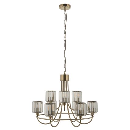 Endon 118934 - Ketiga lühter BERENICE 9xE14/7W/230V, kuldne