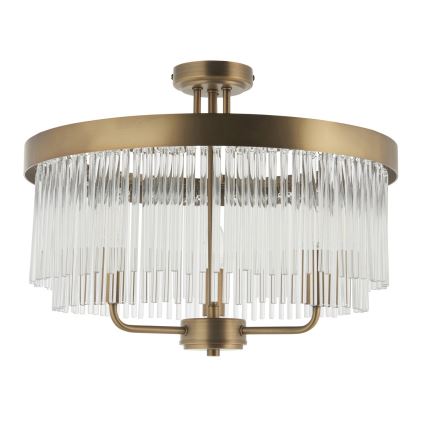 Endon 119109 - Pinnapealne lühter CLERMONT 3xE14/6W/230V messing