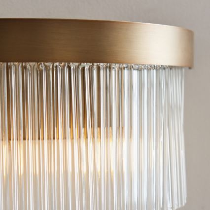 Endon 119125 - Seinavalgusti CLERMONT 2xE14/6W/230V, messingviimistlus