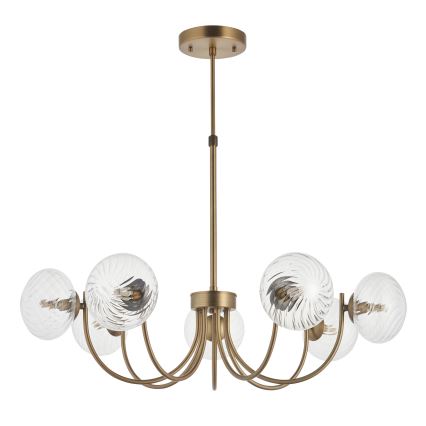 Endon 119224 - ripplühter kaabliga HAGUE 7xG9/5W/230V messing