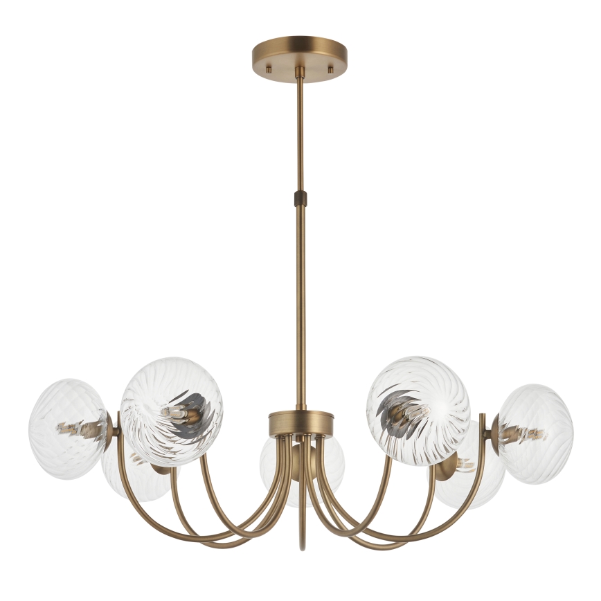Endon 119224 - ripplühter kaabliga HAGUE 7xG9/5W/230V messing