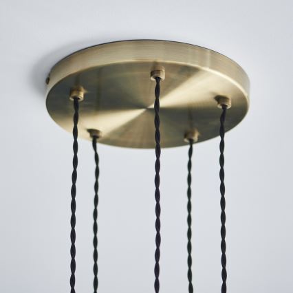 Endon 119435 - Kaabliga riputatav laelühter ALLEGRA 5xE14/7W/230V messing