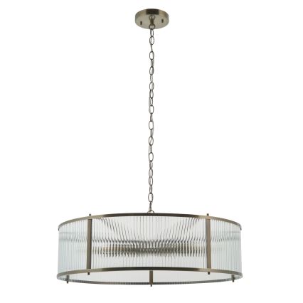 Endon 119455 - Kettaga ripplühter RIDGETON 8xE14/7W/230V mattkroom