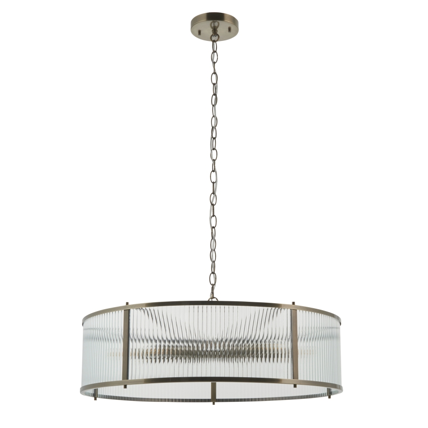 Endon 119455 - Kettaga ripplühter RIDGETON 8xE14/7W/230V mattkroom