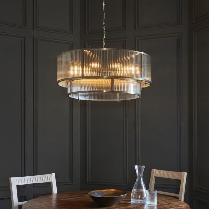 Endon 119456 - Ripplühter ketiga RIDGETON 8xE14/7W/230V mattkroom
