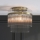 Endon 119492 - Pinnapealne laelamp MARIETTA 1xE27/10W/230V messing/läbipaistev