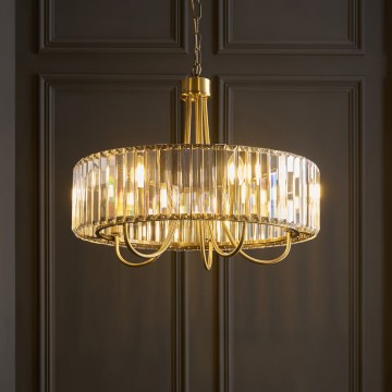Endon 119610 - ketiga ripplühter VISCONTI 5xE14/6W/230V messing
