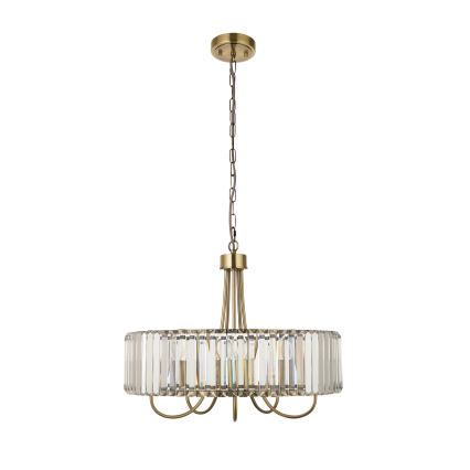 Endon 119610 - ketiga ripplühter VISCONTI 5xE14/6W/230V messing