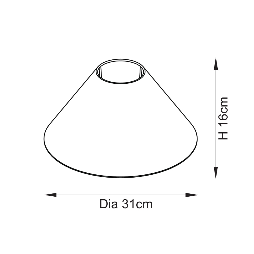Endon 119972 - Laualamp AVEBURY 1xE27/10W/230V messing/hall