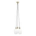 Endon 120648 - Rippvalgusti juhtmega 3xE27/10W/230V messing