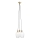 Endon 120656 - Rippvalgusti kaabliga 3xE27/10W/230V messing