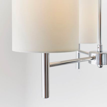 Endon 56642 - Ripplühter BRIO 3xE14/40W/230V läikiv kroom/valge