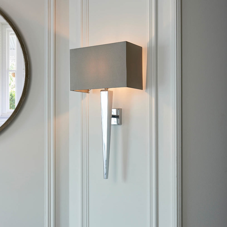 Endon 56706 - seinavalgusti MORETO 1xE14/7W/230V läikiv kroom/hall