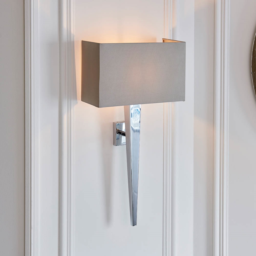 Endon 56706 - seinavalgusti MORETO 1xE14/7W/230V läikiv kroom/hall
