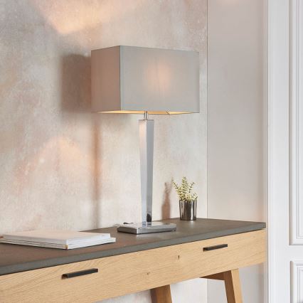 Endon 56707 - Laualamp MORETO 1xE27/60W/230V läikiv kroom/hall