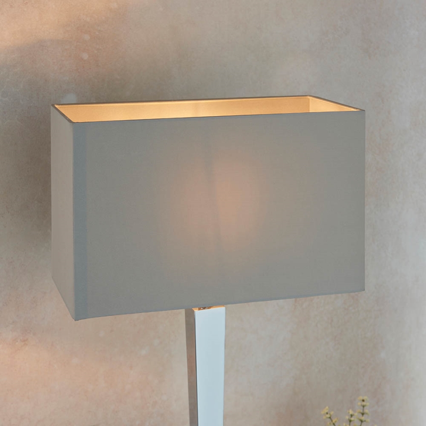 Endon 56707 - Laualamp MORETO 1xE27/60W/230V läikiv kroom/hall