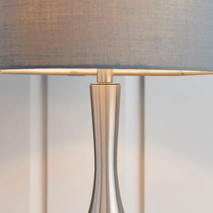 Endon 61192 - Hämardatav laualamp PICCADILLY 1xE14/40W/230V matt kroom/hall