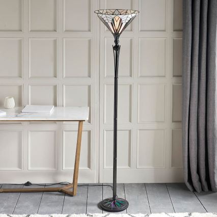 Endon 63933 - Tiffany ASTORIA põrandalamp 1xE27/60W/230V, läbimõõt 40 cm