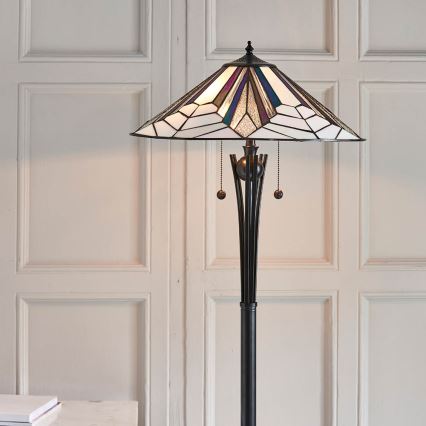 Endon 63934 - Põrandalamp ASTORIA 2xE27/60W/230V d. 48 cm