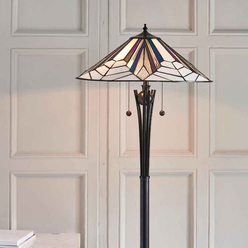 Endon 63934 - Põrandalamp ASTORIA 2xE27/60W/230V d. 48 cm